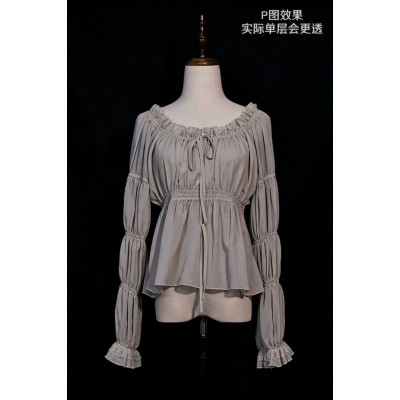 Eden Planet Heart Cage Blouse(Reservation/3 Colours/Full Payment Without Shipping)